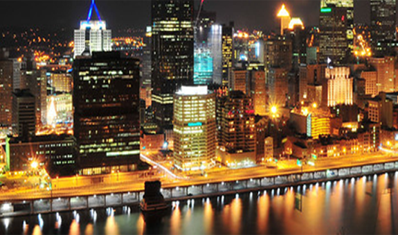 View of downtown Pittsburgh from Mt. Washington